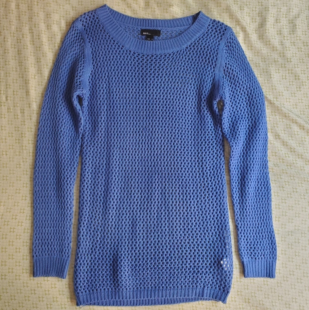 Blue Holey Sweater